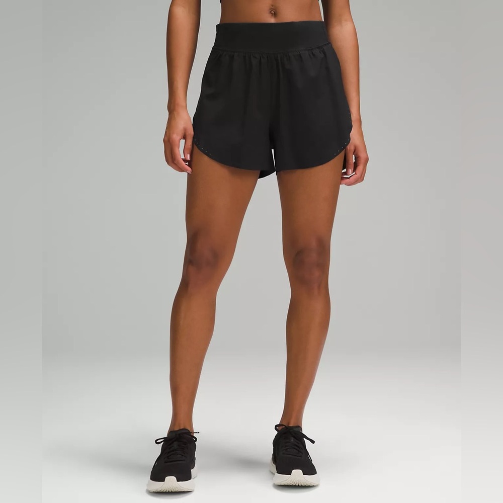 Black Fast and Free Lululemon Shorts